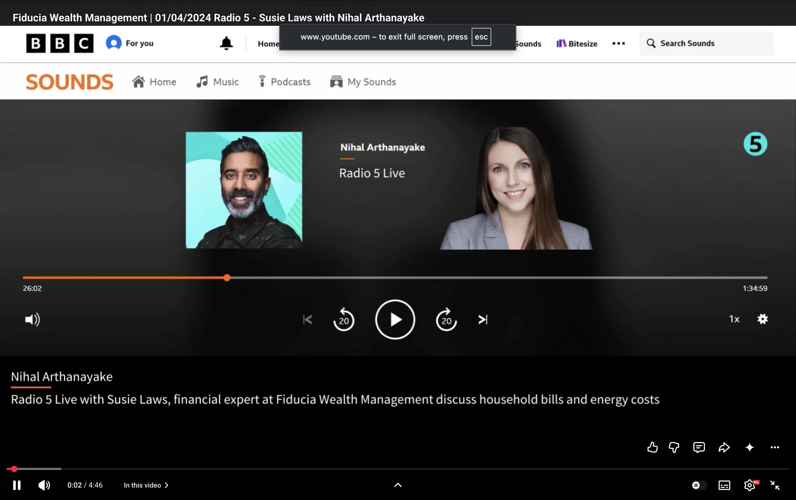 Susie Laws talks household bills and energy costs with Nihal Arthanayake on Radio 5