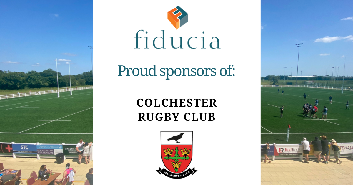 Joining the Scrum – Fiducia Sponsors Colchester Rugby Club
